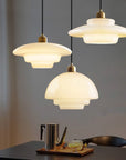 Ivory Glass Pendant Lamp
