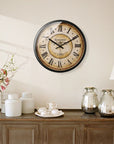 Vintage metal wall clock