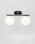 Nordic LED Glass Ceiling Light - Elegant White Ball for Any Room