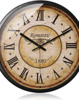 Vintage metal wall clock