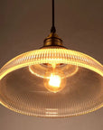 Glass pendant lamps