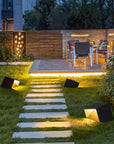 Cube Garden Solar-Powered Outdoor Lamp