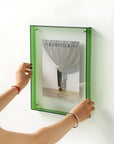 Freestanding Transparent Acrylic Photo Frame – Minimalist Design for Home and Office Décor 3