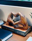Handmade Heart-Shaped Decorative Ornament – Modern Wooden Home Accent for Living Room and Bedroom Decor 6