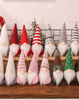Handmade Plush Santa Elves - Set of 3 Christmas Ornaments for Tree and Holiday Decorations 2