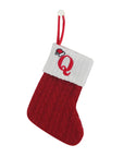 Knitted Christmas Socks with Snowflake Design – Festive Holiday Decor for Home, 25cm Length 14