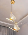 LED butterfly pendant lights