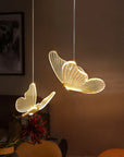 LED butterfly pendant lights