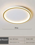 Scandinavian Round Ceiling Lights