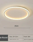 Scandinavian Round Ceiling Lights