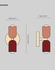 Morandi Design LED Wall Light Metal