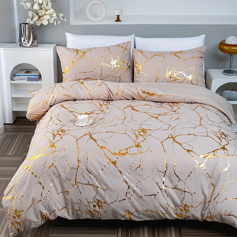 Marble Duvet Cover King Size – Soft, Breathable Bed Cover for Ultimate Comfort and Stylish Bedroom Decor 1