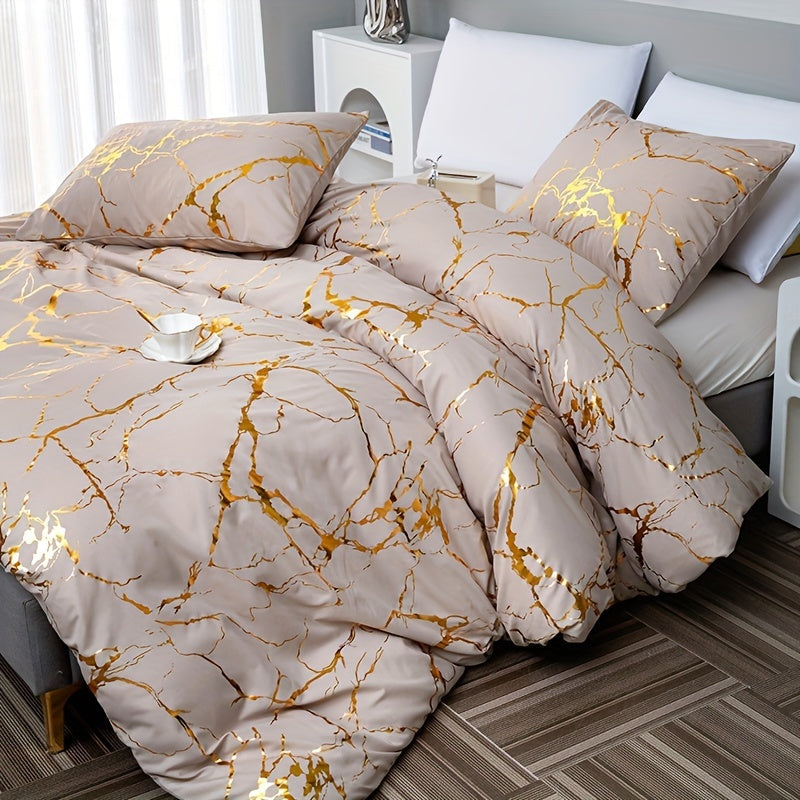 Marble Duvet Cover King Size – Soft, Breathable Bed Cover for Ultimate Comfort and Stylish Bedroom Decor 5
