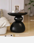 Modern Minimalist Side Table in Scandinavian Design – Versatile Resin Furniture 0