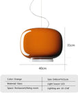 Modern Glass Pendant Lamps