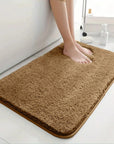 Non-Slip Plush Bath Mat – Soft, High Absorption Bathroom Rug with Machine Washable Design 10