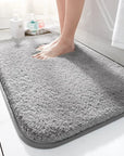Non-Slip Plush Bath Mat – Soft, High Absorption Bathroom Rug with Machine Washable Design 5