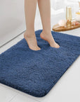 Non-Slip Plush Bath Mat – Soft, High Absorption Bathroom Rug with Machine Washable Design 8