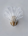 Shell-shaped Glass Wall Lamp