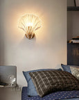 Shell-shaped Glass Wall Lamp
