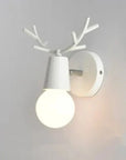 Antler wall lamp