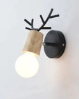Antler wall lamp