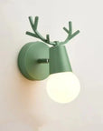 Antler wall lamp
