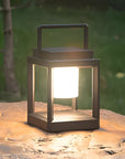Portable Solar Lantern with USB Charging – Outdoor Solar Lamp for Garden and Camping, Weatherproof Black LED Light 2