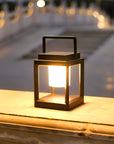 Portable Solar Lantern with USB Charging – Outdoor Solar Lamp for Garden and Camping, Weatherproof Black LED Light 4