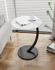 Reinforced Round Side Table - Compact Bedside Table for Living Room and Bedroom, Lightweight Design, Modern Aesthetic 4