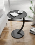 Reinforced Round Side Table - Compact Bedside Table for Living Room and Bedroom, Lightweight Design, Modern Aesthetic 7