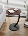 Reinforced Round Side Table - Compact Bedside Table for Living Room and Bedroom, Lightweight Design, Modern Aesthetic 8