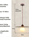 Modern Stone Pendent lamp