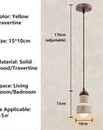 Modern Stone Pendent lamp