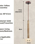 Modern Stone Pendent lamp