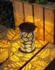 Solar Outdoor Lamp with Leaf Motif – Weatherproof LED Garden Light 2