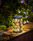 Solar Outdoor Lamp with Leaf Motif – Weatherproof LED Garden Light 3