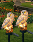Solar Owl Outdoor Lamp – Charming Solar Garden Light with Automatic Lighting, Weatherproof, Energy-Efficient LED 0