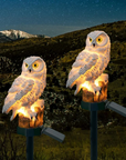 Solar Owl Outdoor Lamp – Charming Solar Garden Light with Automatic Lighting, Weatherproof, Energy-Efficient LED 1