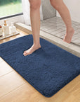 Ultra-Soft Microfiber Bath Mat 50 x 80 cm with Non-Slip Backing - Quick Drying Bathroom Mats for Safety and Comfort 1