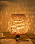 Vintage Bamboo Table Lamp