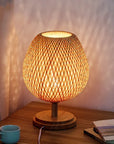 Vintage Bamboo Table Lamp