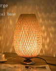 Vintage Bamboo Table Lamp