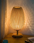 Vintage Bamboo Table Lamp