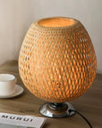 Vintage Bamboo Table Lamp