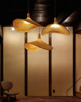 Bamboo Wicker Pendant Lamp