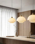 Ivory Glass Pendant Lamp