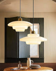 Ivory Glass Pendant Lamp