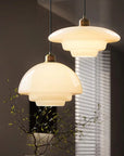 Ivory Glass Pendant Lamp
