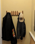 Wooden piano coat rack